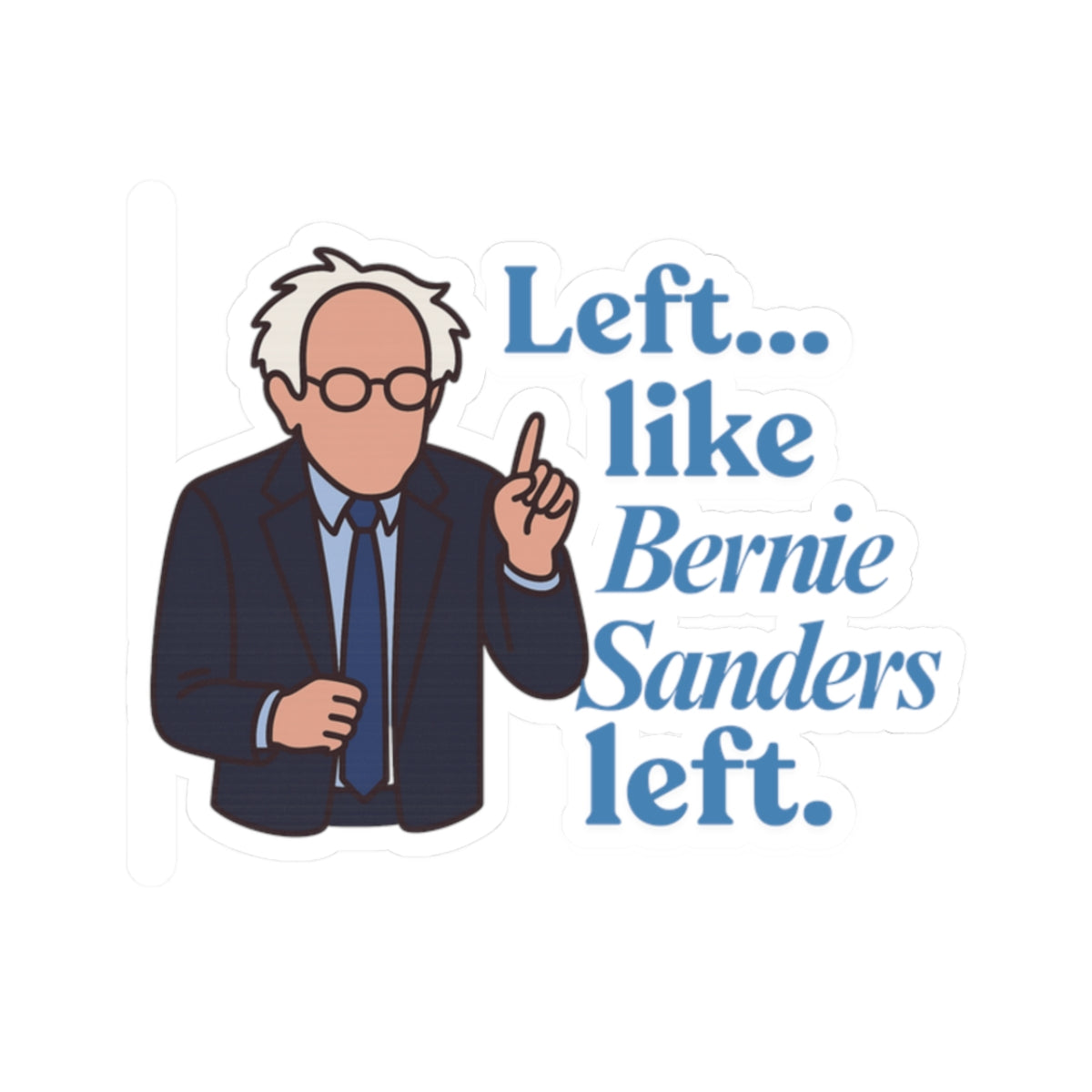 Bernie Sanders Left Sticker