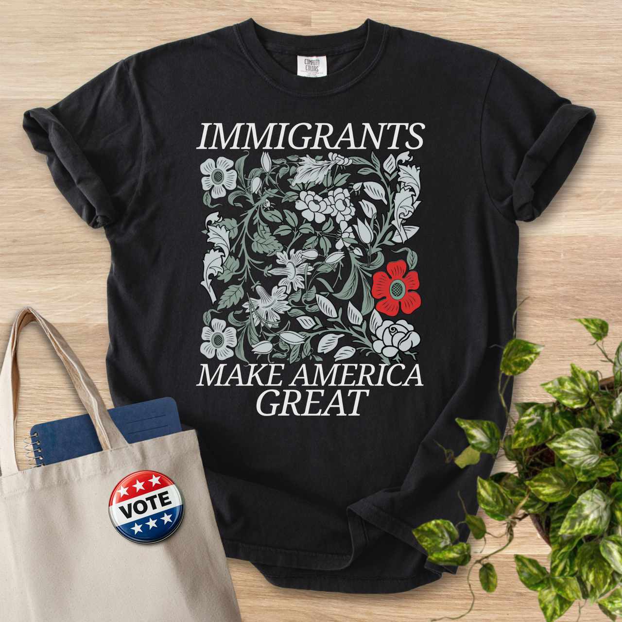 Immigrants Make America Great Floral