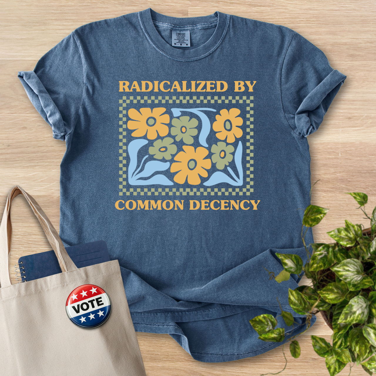 Radicalized by Common Decency Floral Retro