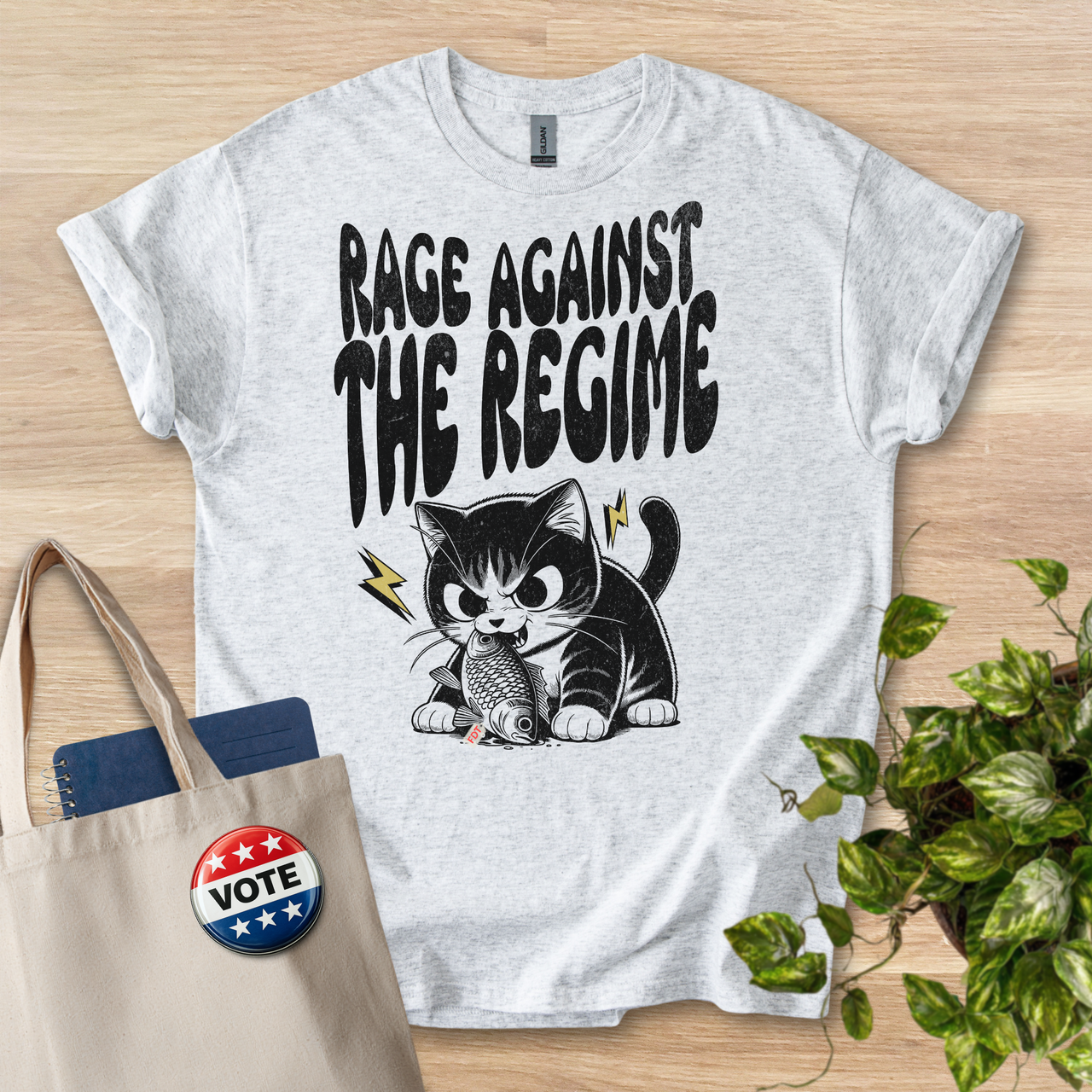 Rage Against the Regime Cat (FDT Tag)