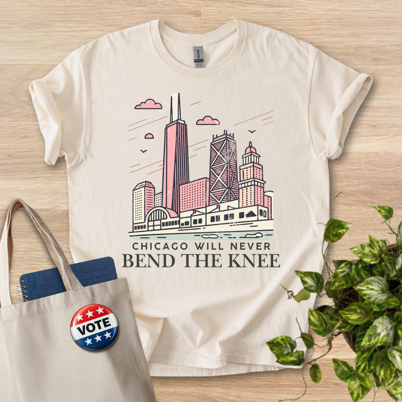 Chicago Will Never Bend The Knee - Skyline