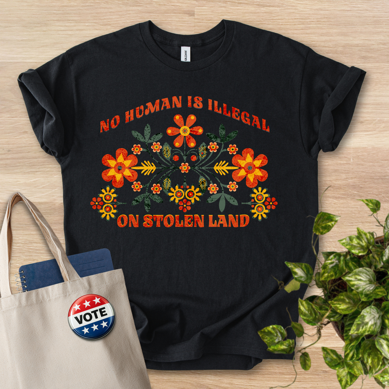 No Human Is Illegal On Stolen Land