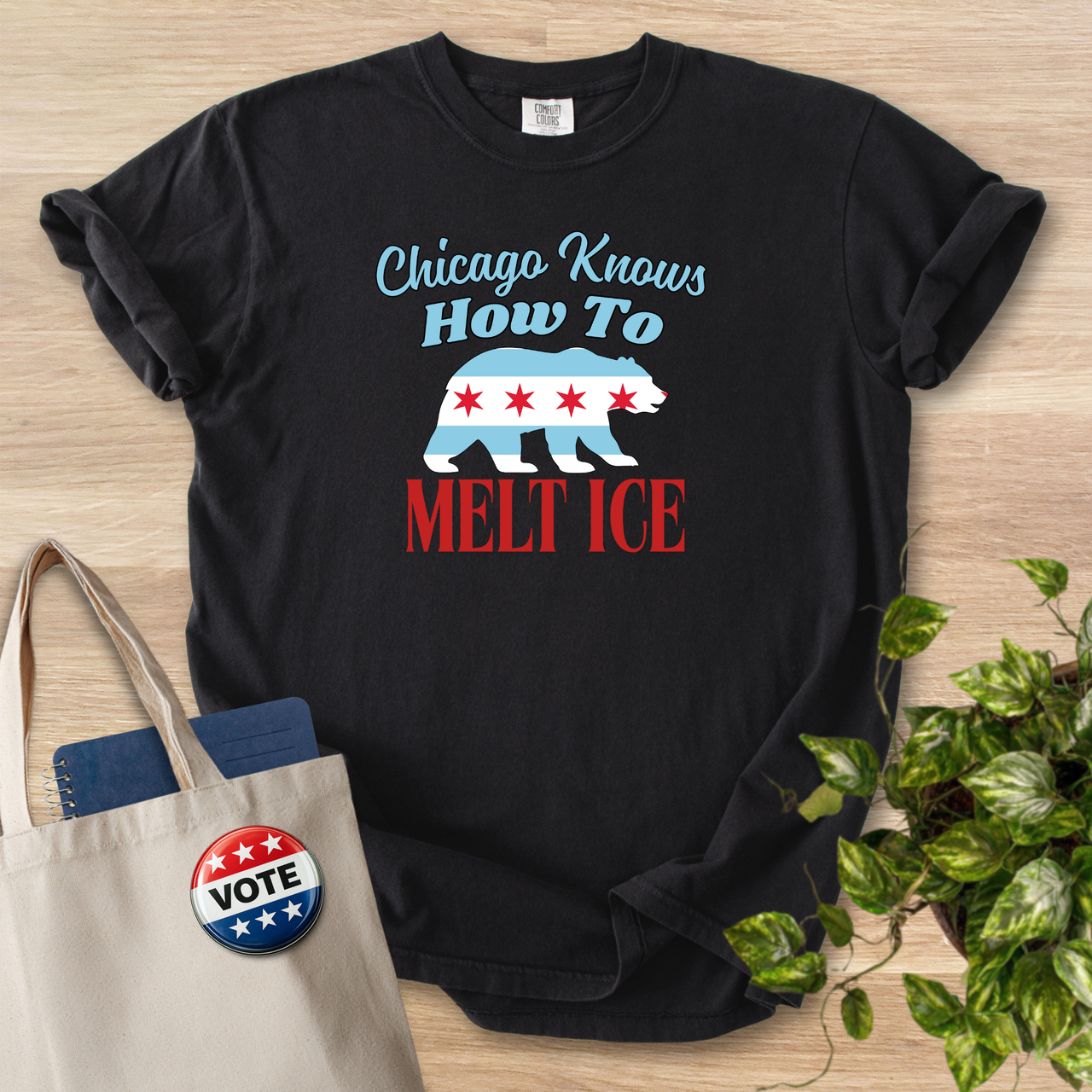 Chicago Knows How to Melt Ice Flag