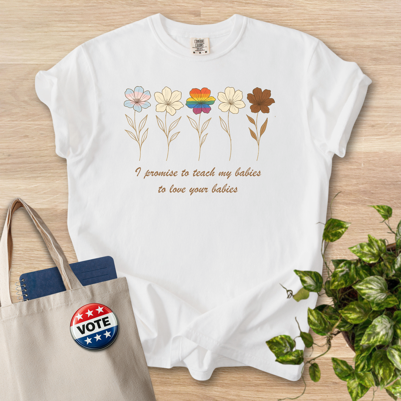 Teaching My Babies Love (Cursive)