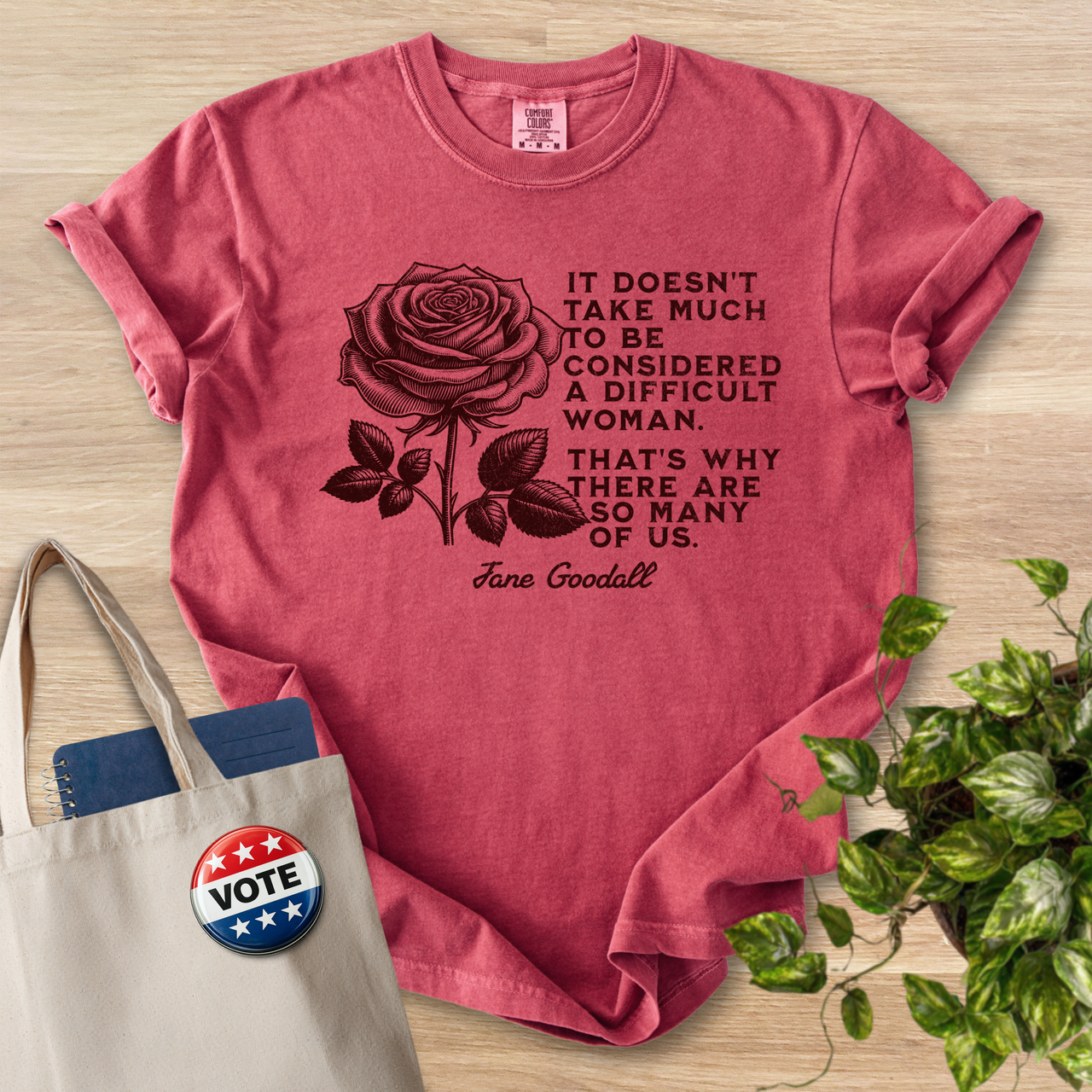 Jane Goodall Rose Shirt