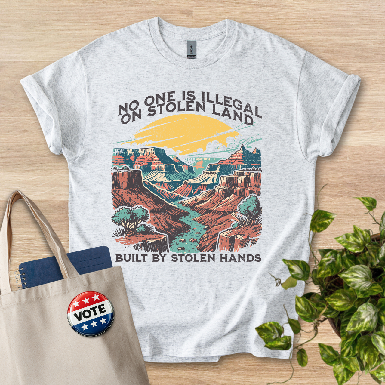 No One Is Illegal - Built by Stolen Hands