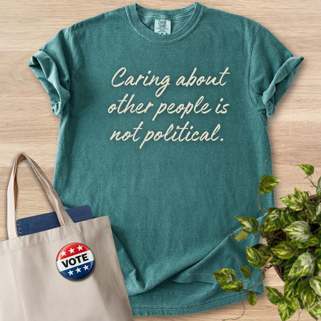 Caring About Others (Cursive)