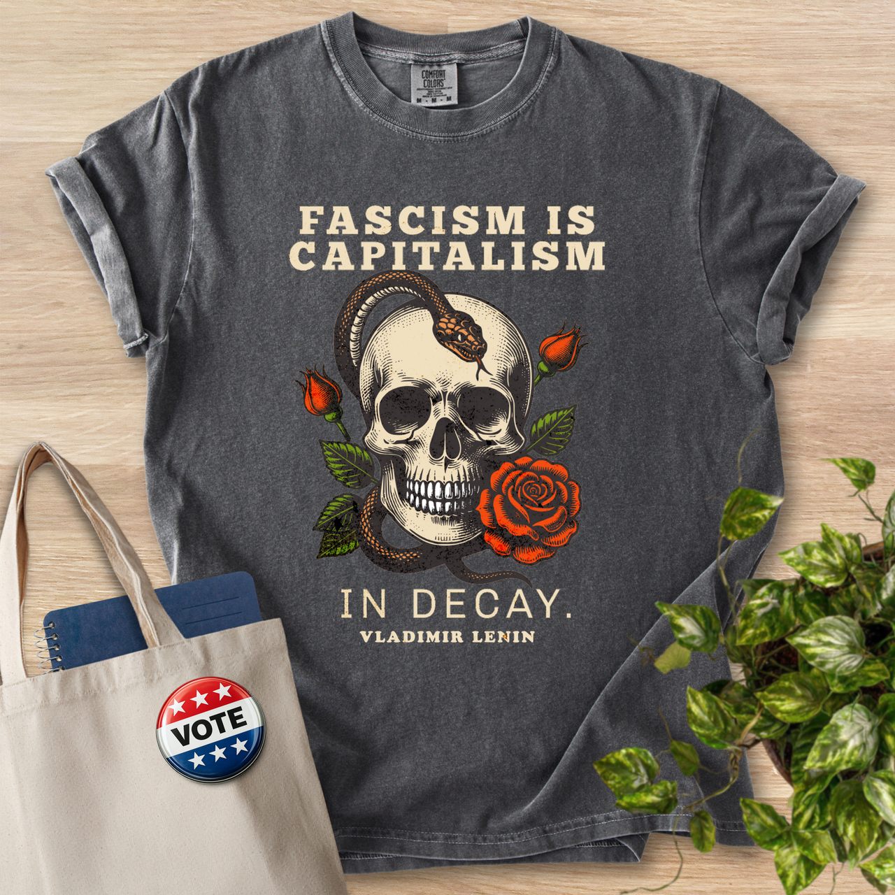 Fascism Is Capitalism in Decay (Dark Colors)