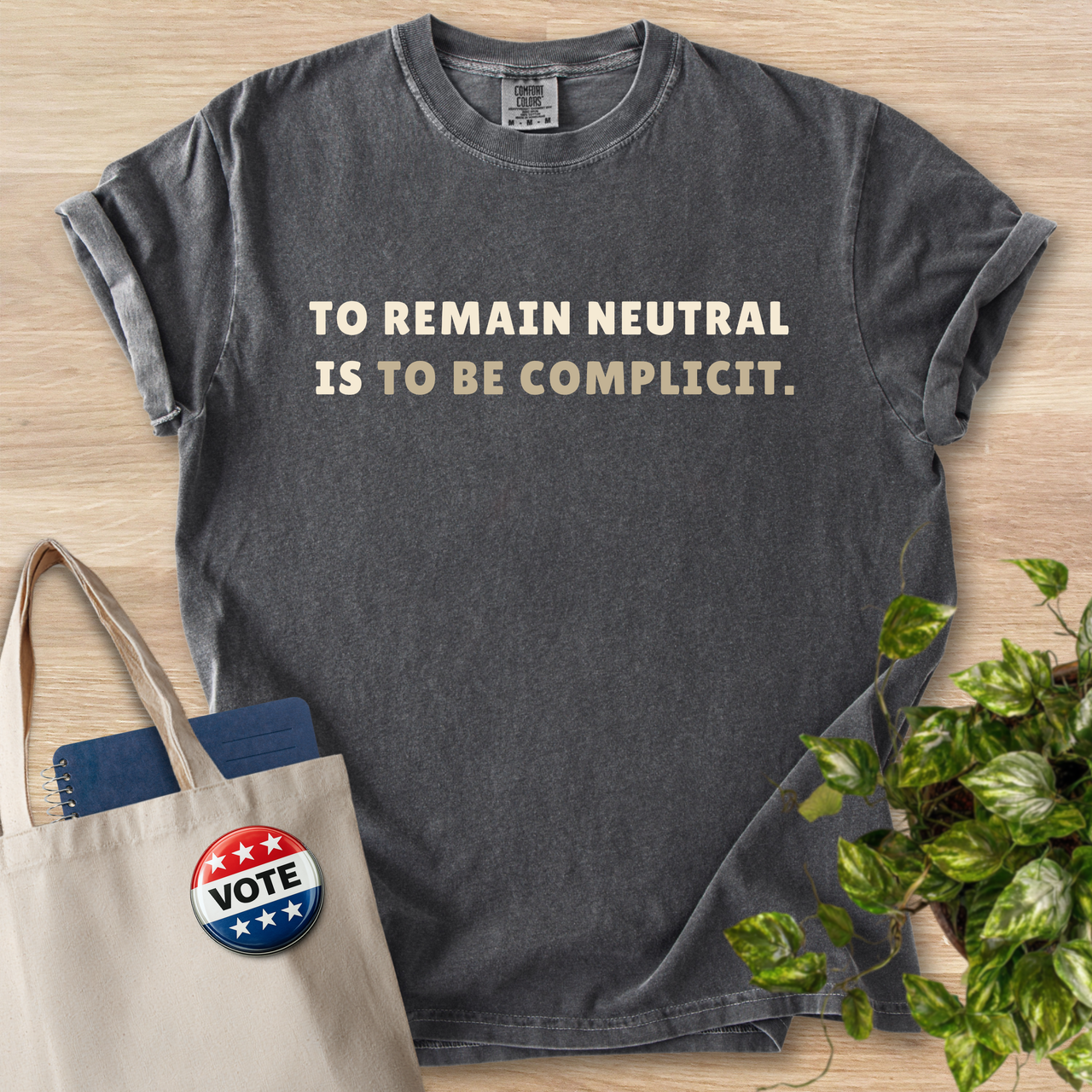 To Remain Neutral Is To Be Complicit.