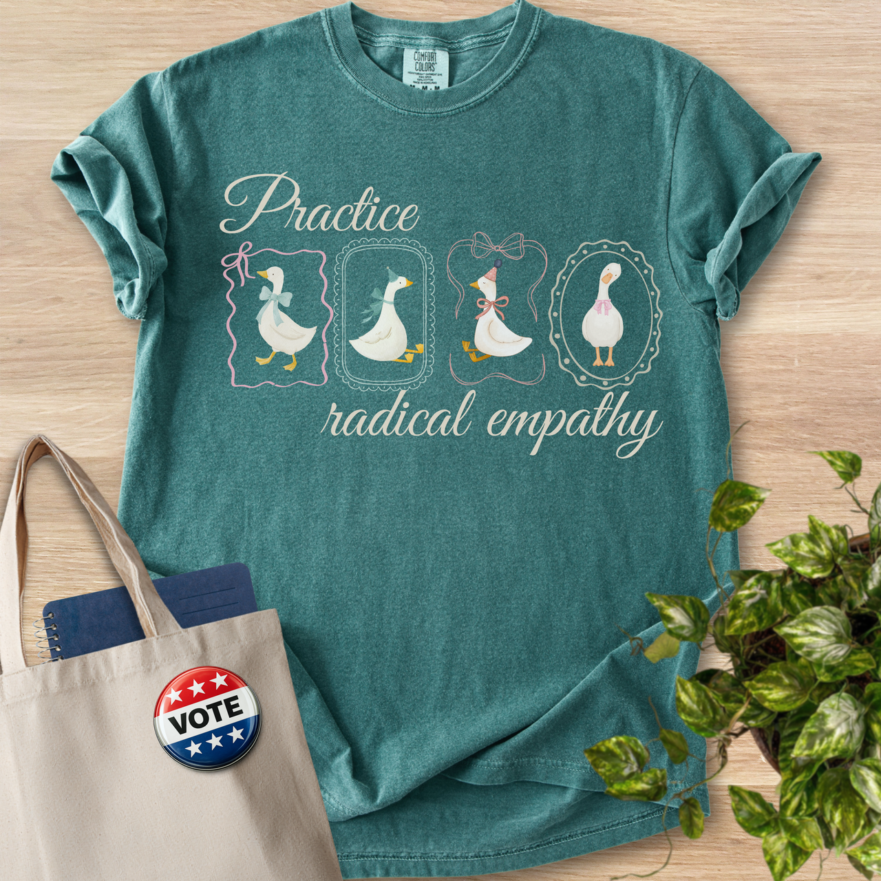 Practice Radical Empathy Geese Tee