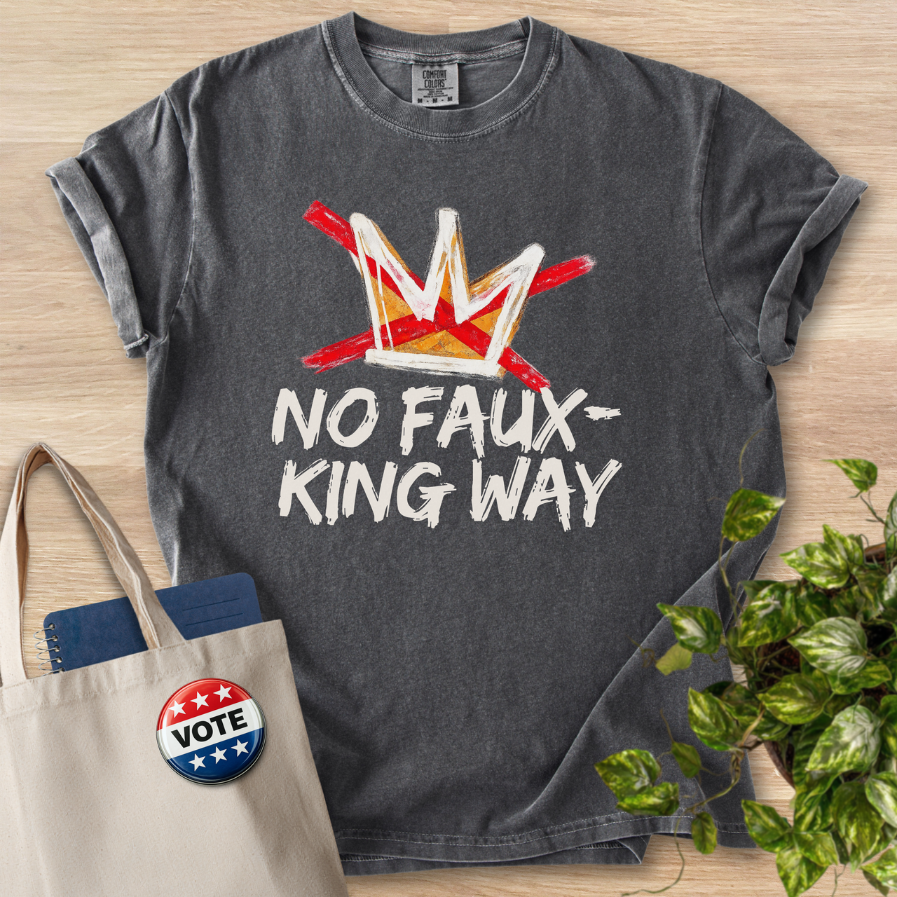 No Faux-King Way -Graffiti Tee