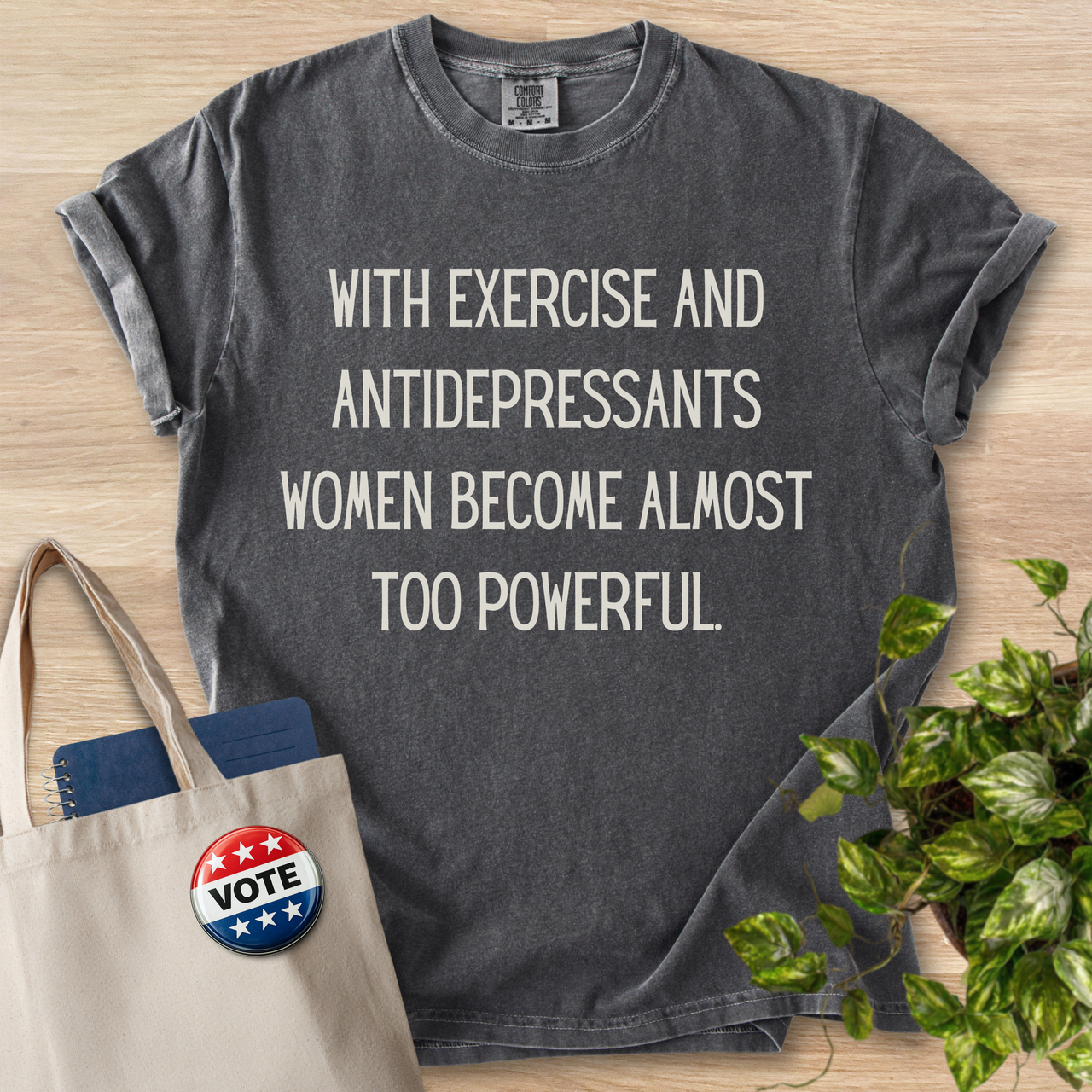 With Exercise and Antidepressants