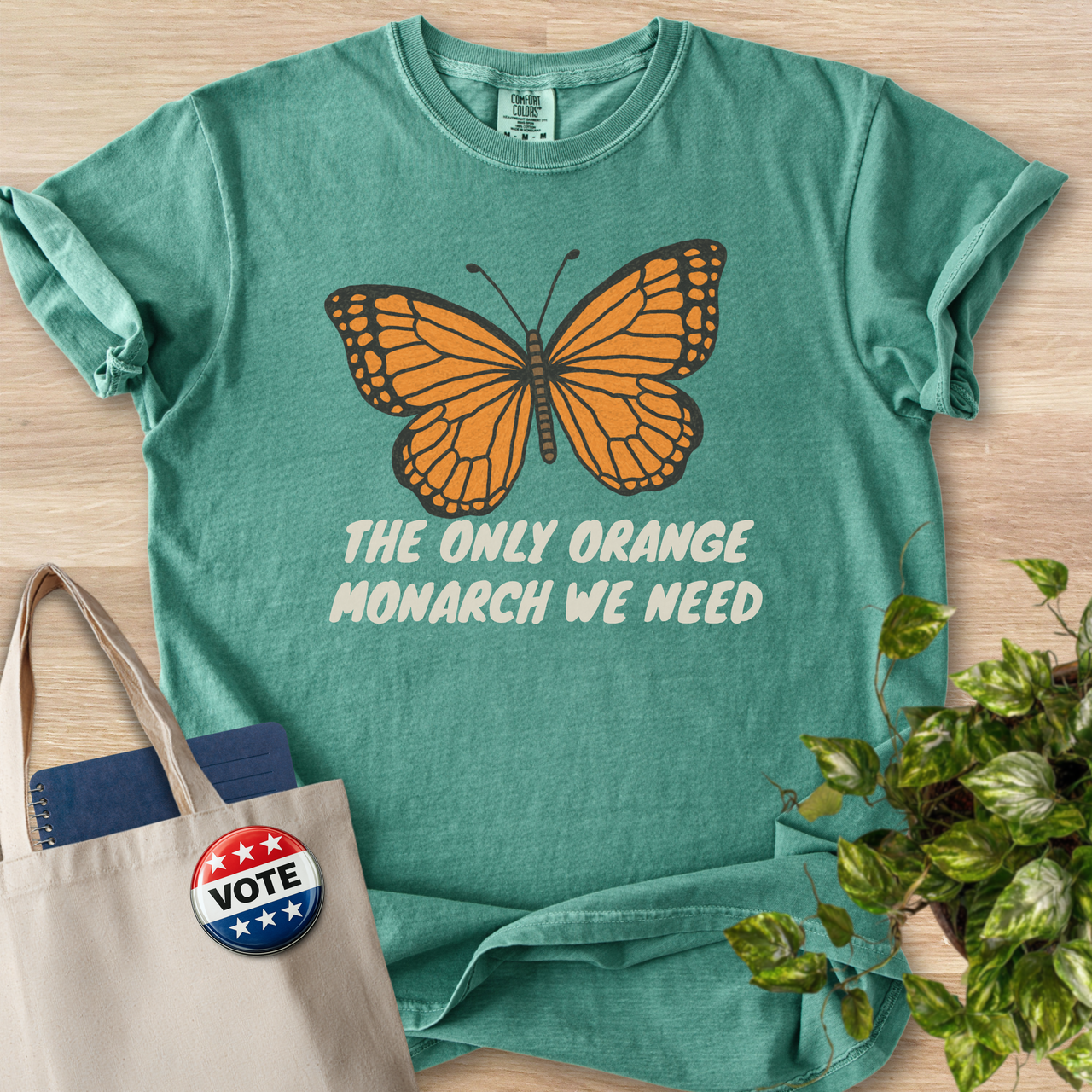 The Only Orange Monarch