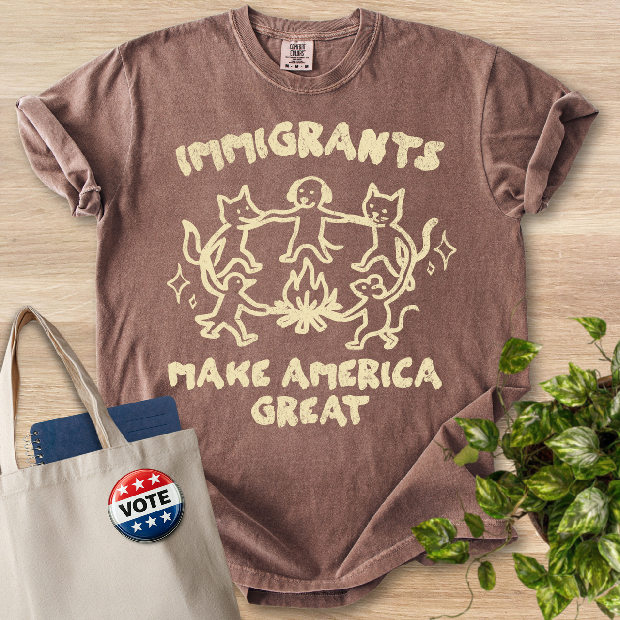 Immigrants Make America Great (Campfire)