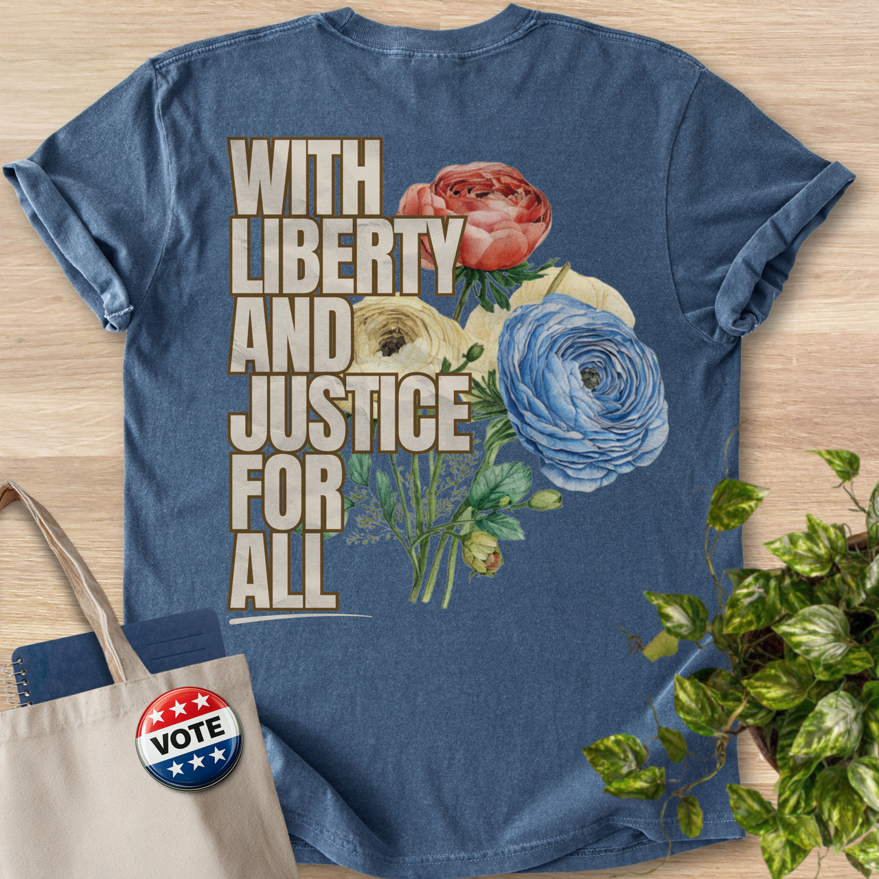 Liberty and Justice For All - Back