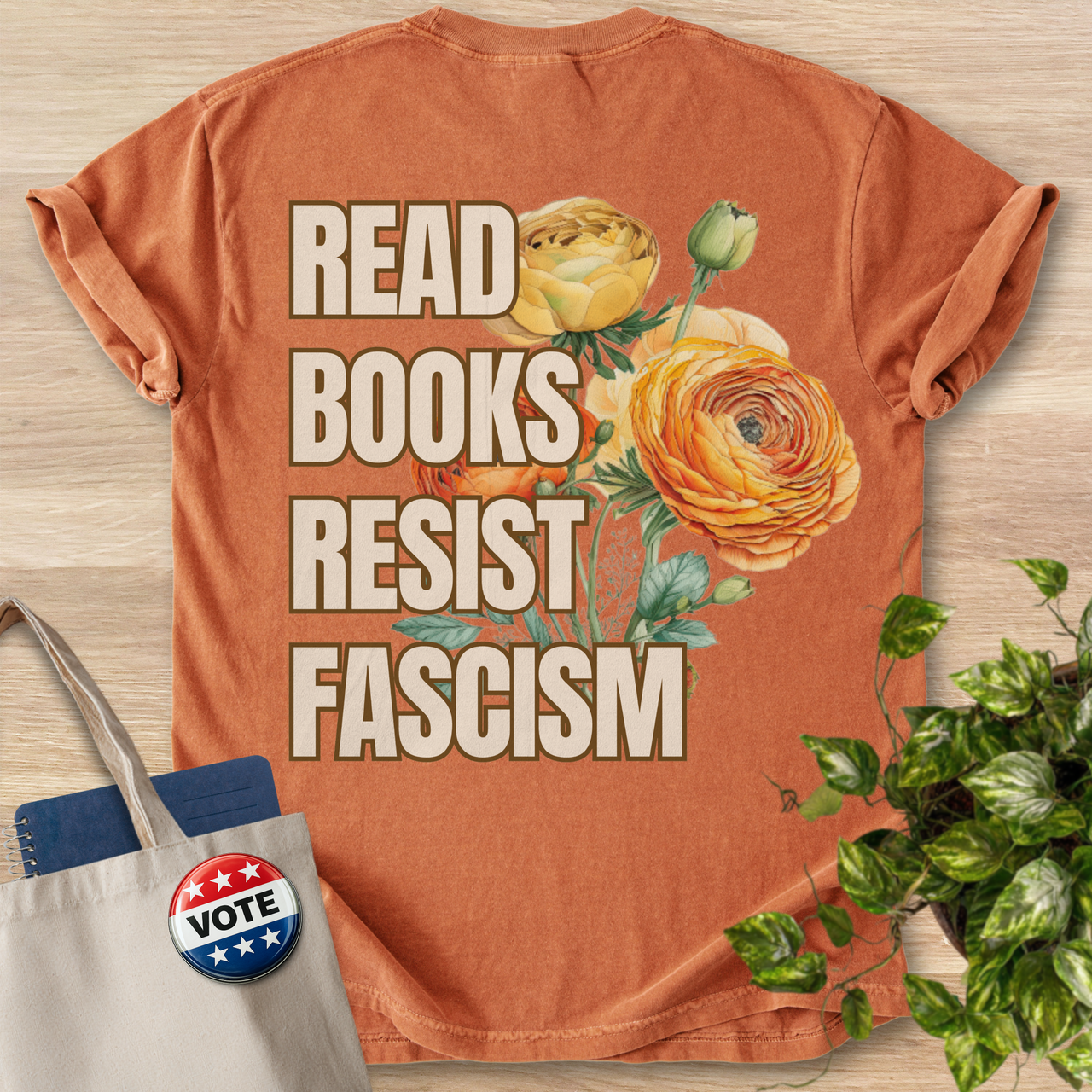 Read Books Resist Fascism - Back