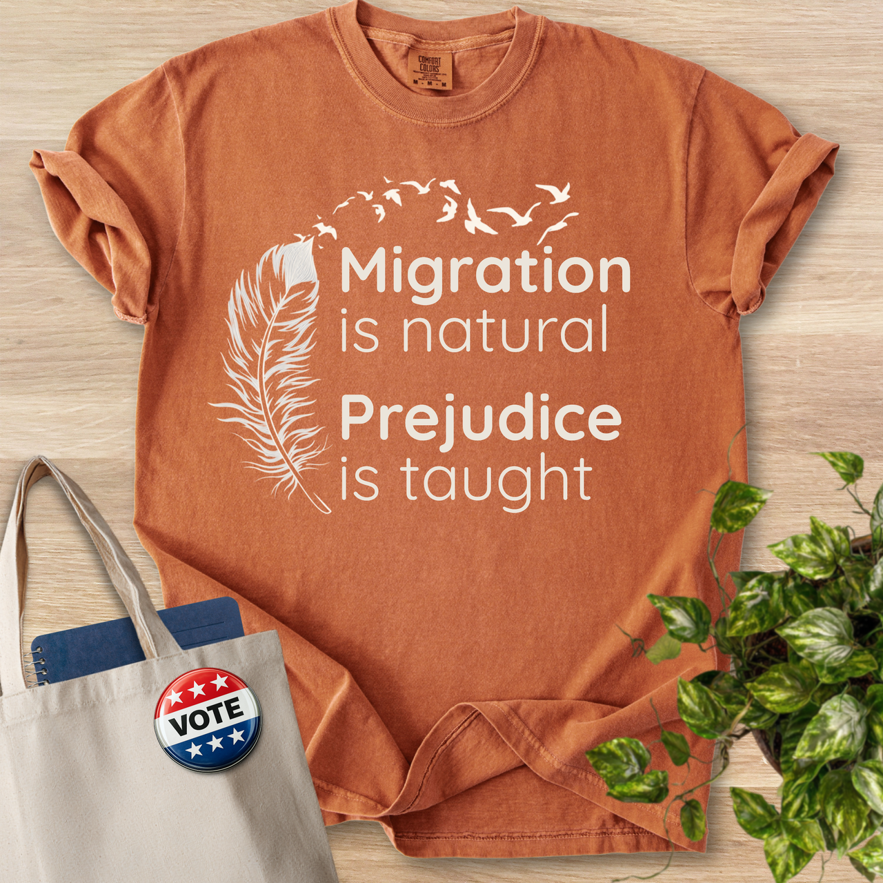 Prejudice Is Taught - Feather & Birds