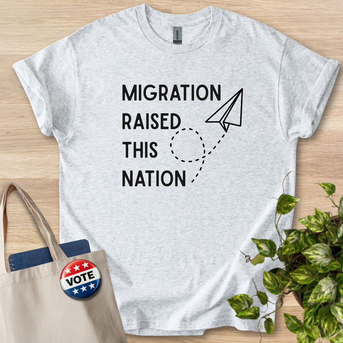 Migration Raised This Nation (Style 3)