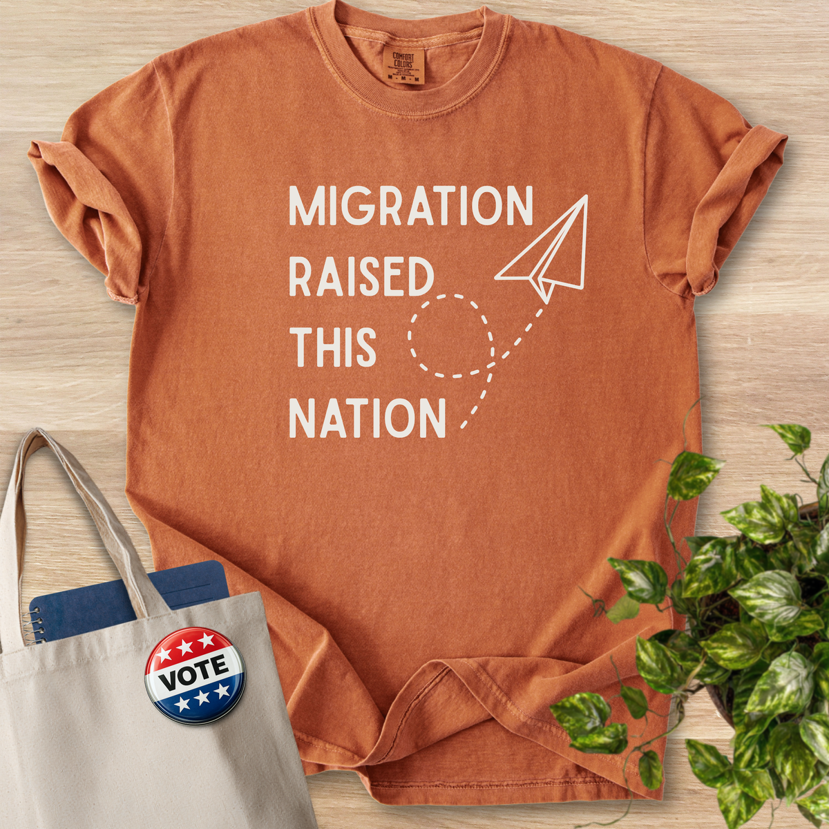 Migration Raised This Nation (Style 4)