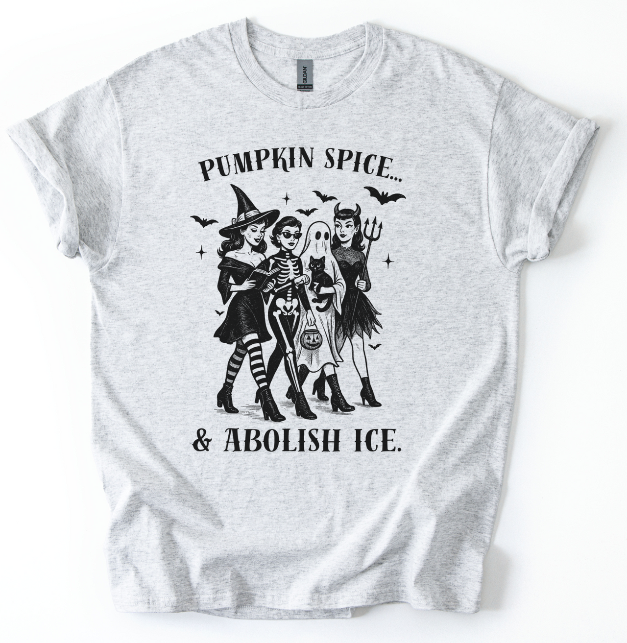 Pumpkin Spice & Abolish Ice Tee