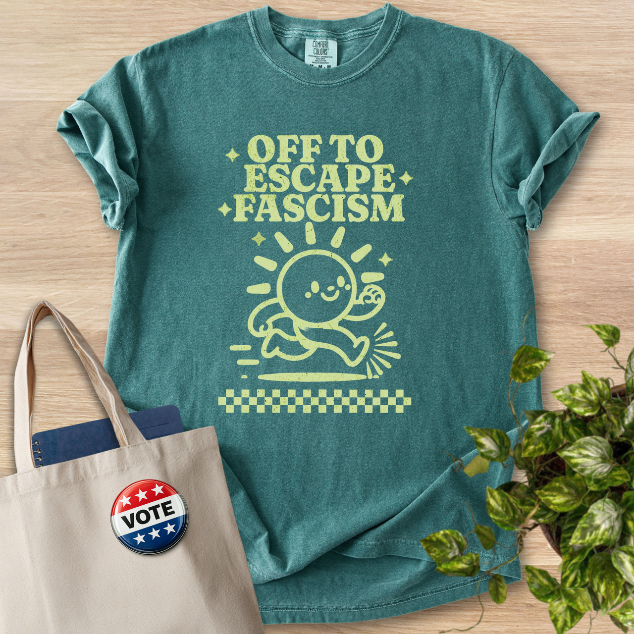 Off to Escape Fascism